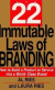 22 Immutable Laws of Branding: How to Build a Product or Service into a World-Class Brand